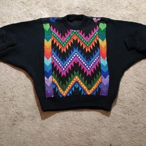Colorful Chevron Pattern Sweater
